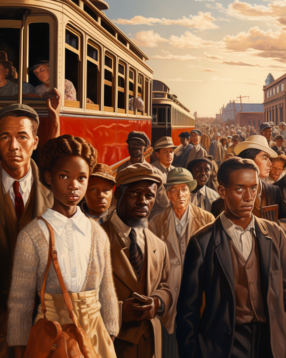 Illustration representing the legacy of Black history